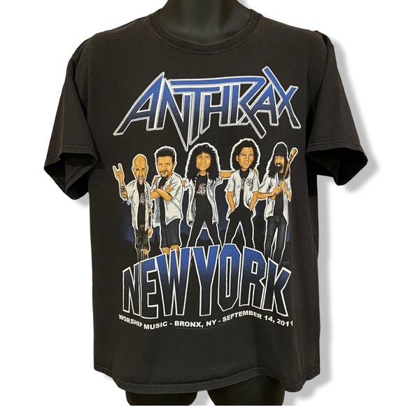 Anthrax New York T-Shirt - Picture 1 of 3